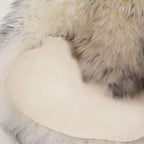 HUAHOO Premium Genuine Sheepskin Rug White Grey Real Australia Sheepskin - Image 7