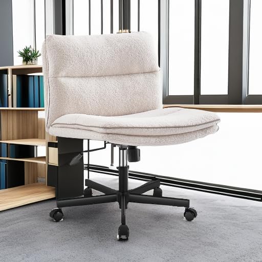 EMIAH Armless Office Desk Chair - Image 6