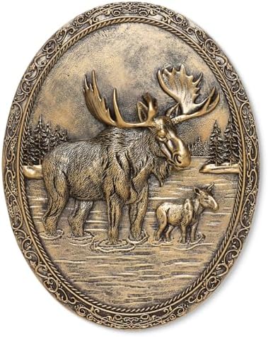 Vintage Moose Wall Sculpture,Antique Wall Decor,Retro Art Deer Decor by Newinhome