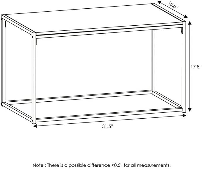 Furinno Camus Modern Living Room Coffee Table - Image 6