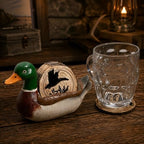 Mallard Duck Coasters Set of 6 - Handcrafted Duck Decor & Hunter Gifts - Image 6