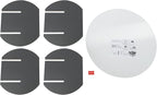 Round Glass Coffee Table for Living Room - Image 9