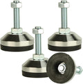 Heavy Duty Leg levelers ， Leveling Legs 2.36" Dia Base, Adjustable feet by MUHOUZHINANG