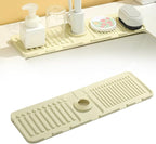 Faucet Mat for Kitchen Sink, 2024 Upgrade Faucet Guard Draining Mat Silicone by Coloday