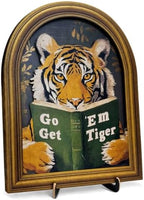 3D Motivational Tiger Table Decor Sign Vintage Wall Art 8x10 Inch by Unknown