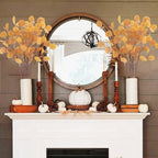 8Pcs Fall Artificial Stems, Realistic Eucalyptus Leaves for Vase - Image 6