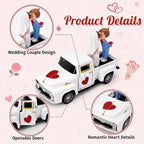Engagement Gifts for Couples, Bride and Groom Metal Wedding Truck Decor - Image 6