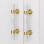 Rergy Cabinet Handles Marble Drawer Pulls and Knobs, T-Bar Hardware - Image 3