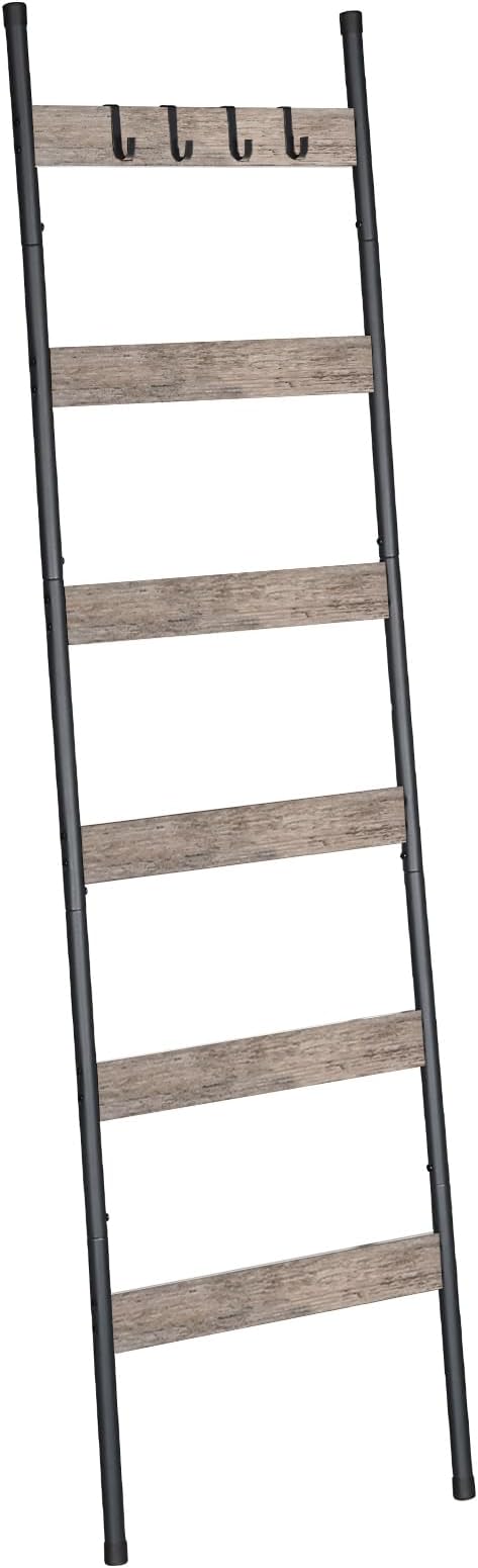 HOOBRO Blanket Ladder, 6-Tier Towel Rack by HOOBRO