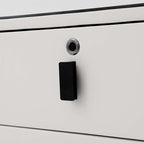 Smart Nightstand with Charging Station, Adjustable LED, USB Ports, Fingerprint - Image 7
