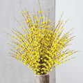 OUKEYI 8 Pcs 29.5“ Long Artificial Jasmine Flowers Tall Fake Flower Bouquet Faux Jasmine Plants Dry Branches for Wedding Home Party Office Party DIY Decor (Yellow), OUKEYI-100882 by OUKEYI