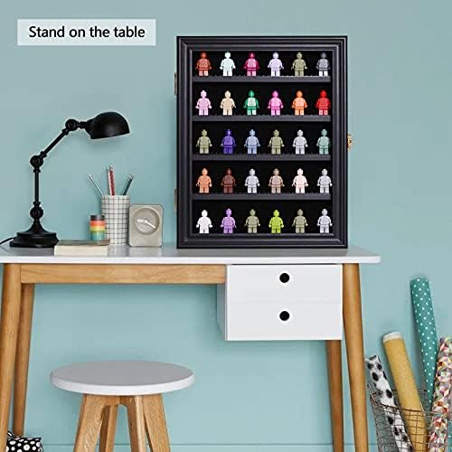 VERANI Minifigures Miniature Display Case Collectibles Display Box Wall Mount - Image 4