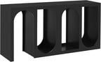 Bookshelf, Modular Storage Shelves Entryway Console Table Organizer - Image 3