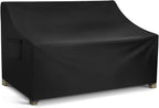 WLEAFJ Patio Sofa Cover Waterproof, 2-Seater Patio Loveseat Cover, Heavy Duty by WLEAFJ