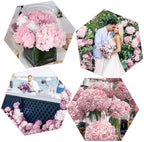 Coferset 3pcs Lifelike Real Touch Hydrangea Artificial Flowers,Pink - Image 4