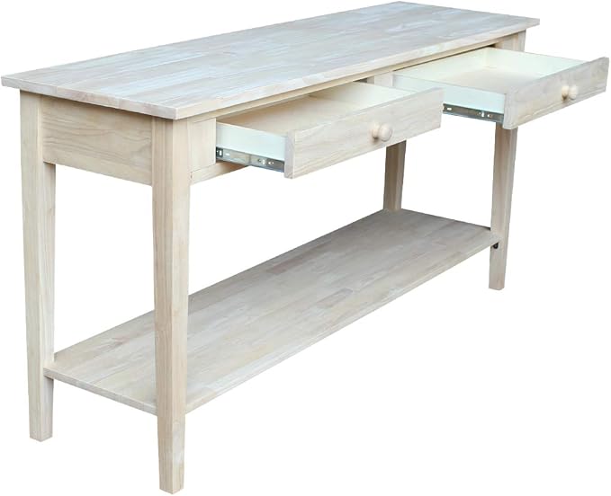 IC International Concepts Spencer Server Extended Length Console Table - Image 7