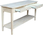IC International Concepts Spencer Server Extended Length Console Table - Image 7