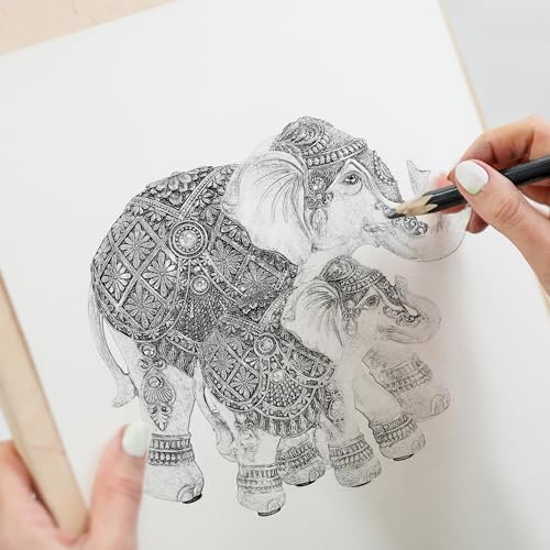 Elephant Mom and Baby Statue for Shelf Decor Gifts for Family&Friend - Image 6