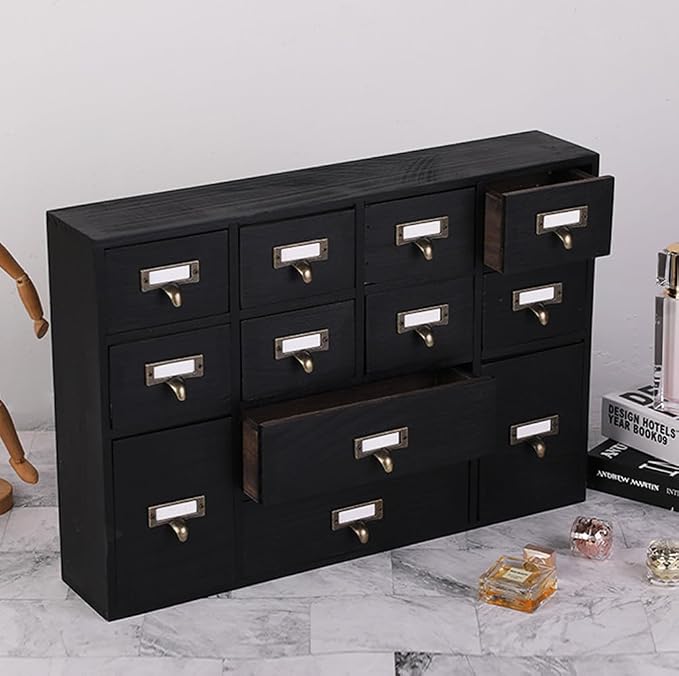 12 Drawers Apothecary Cabinet - Image 5