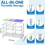 Electric Toothbrush Holders for Bathrooms 304 Stainless Steel Quick Drying - Image 3