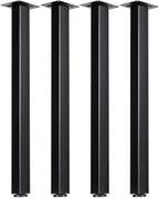 LCSDLHLSY Table Legs 32 inch, Adjustable Square Furniture Legs, by LCSDLHLSY