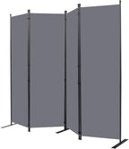 Room Divider 6FT Portable Room Dividers and Folding Privacy Screens, 4 Panel - Image 7