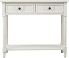Merax Wood Sofa Table Console Table, Entryway Table Traditional Design - Image 4