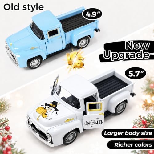 Cute Halloween Decor - White Ghost Truck Decorations - Image 4