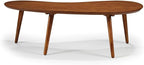 Mid Century Modern Abstract Shaped Coffee Table/Solid Wood/Castanho Finish - Image 11