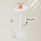 HOOBRO Small Round Side Tables, Drink Tables, Coffee Martini Tables - Image 3