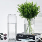 XLFAQXM Artificial Plants Flowers Grass Shrubs 8 Pack No Fade Faux Plastic Flowers Outdoor for Farmhouse Garden Porch Patio Indoor Wedding Decoration Greenery Fake Plants uv Resistant - Image 5
