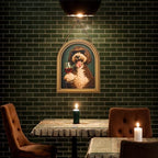 3D Funny Gentleman Dog Wall Art Sign for Bar Decor, Drinking Dog Portrait Wall Decor, 8x10 Inch - Image 6