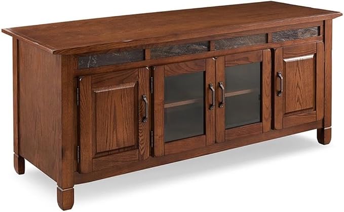 Leick Home 89360 Rustic Oak TV Stand by LeickFurniture