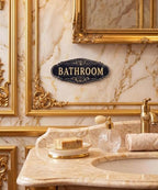 Putuo Decor 3D Bathroom Resin Wall Decor Sign Bathroom Door Plaque - Image 7