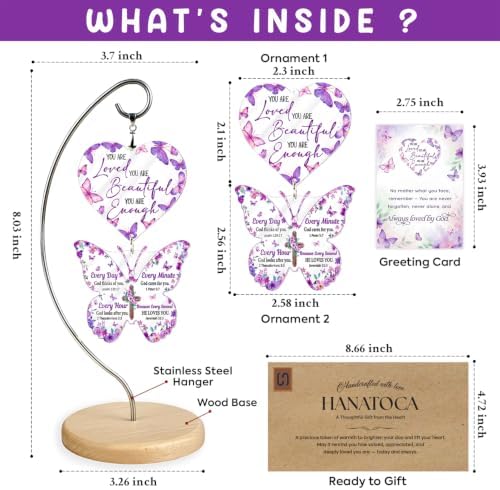 Christian Gifts for Women Birthday - Butterfly Inspirational Gifts for Friends, Mom, Sister, Girl, Female Coworker, Christian - Religious Spiritual Gift - Spiritual Present for Female Friend Family - Image 4