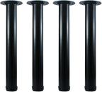 QLLY 16 Inch Adjustable Metal Coffee Table Legs, Heavy Duty Round Furniture Legs by QLLY