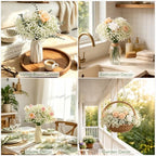 200 Pcs Babys Breath Artificial Flowers White Baby's Breath Plastic Flowers Artificial Bulk,Faux Flowers,Gypsophila Small Fake Flowers Baby Breath for Wedding Decor, Party, Home & Garden Decoration - Image 7