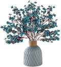 Babys Breath Artificial Flowers 6Pcs Fake Flowers Real Touch Faux Gypsophila Bouquet for Home Wedding Party Table Decor (Autumn Blue) by Bacucine