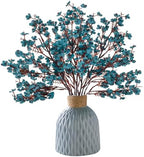 Babys Breath Artificial Flowers 6Pcs Fake Flowers Real Touch Faux Gypsophila Bouquet for Home Wedding Party Table Decor (Autumn Blue) by Bacucine