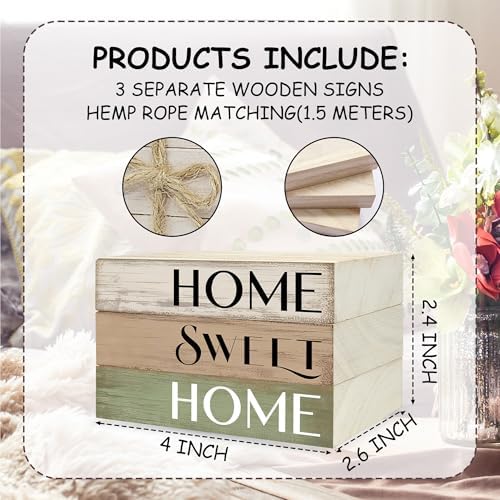 Mini Decorative Books For Home Decor, Small Wood Book Stack For Table Decor, Home Decor Book For Living Room Mantel, Farmhouse Stacked Books Decorative（L44） - Image 6