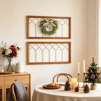 Sintosin Boho Window Pane Wall Decor 19 X 39 Inches, Wood - Image 3