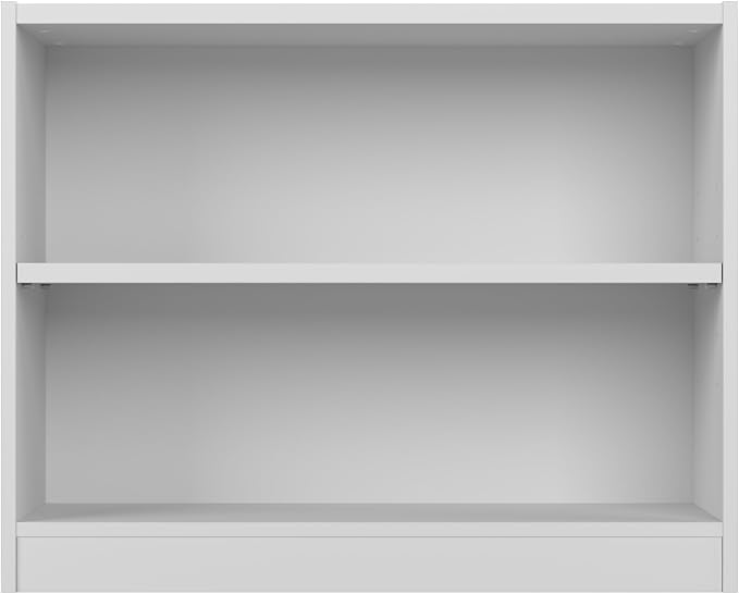 Bush Home Small 2 Shelf Bookcase, 2 Tier Bookshelf Storage Cabinet - Image 9