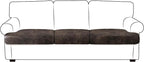 ANARACHON Leather Look Couch Cushion Covers Sofa Seat Slipcovers Sets Couches by ANARACHON