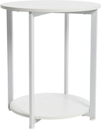 Household Essentials Jamestown Round Side End Table - Image 5