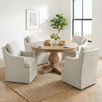 VKNOW Upholstered Dining Chairs Set of 6, Modern Kitchen Chairs Dinner Chairs - Image 7