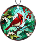 Cardinal Christmas Ornaments 2026, Red Bird Ornaments for Christmas Tree, Acrylic Cardinal Ornament - Cardinals Decor, Red Cardinals Christmas Tree Decorations - Cardinal Gifts for Women by YXOTJHS