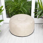 Thgonwid Unstuffed Moroccan Storage Pouf Foot Stool Ottoman Seat, No Filler - Image 5
