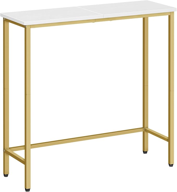 HOOBRO Narrow Console Table, 29.5" Small Entryway Table, Thin Sofa Table by HOOBRO