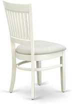 East West Furniture ANVA3-LWH-C 3 Piece Dining Table Set - Image 13