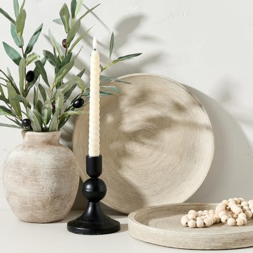 Ceramic Decorative Table Tray Round Trays Home Decor Farmhouse (12" Retro) - Image 7